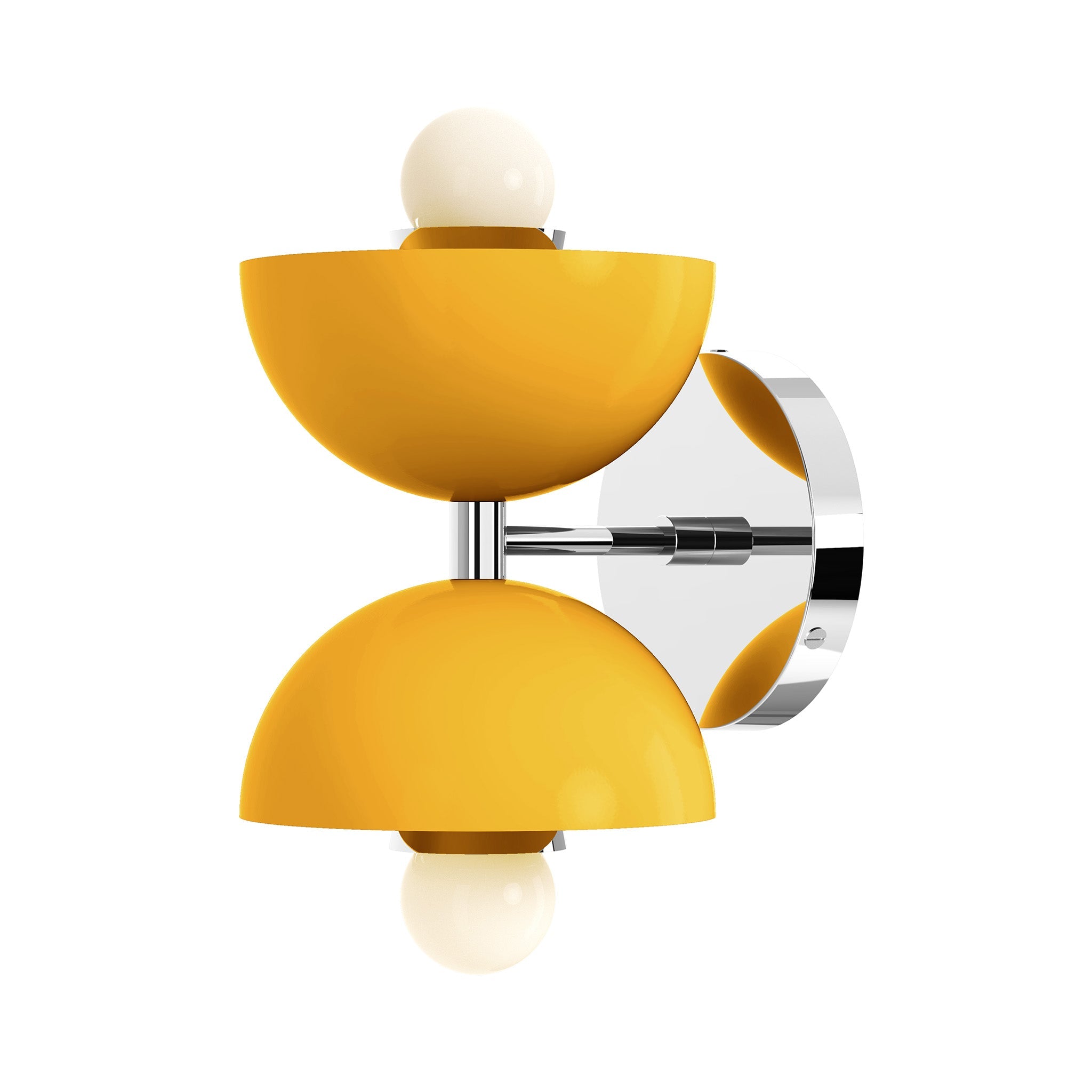 Volon Mid-Century Modern Color Amigo Sconce - Solid Brass Wall Light Fixture